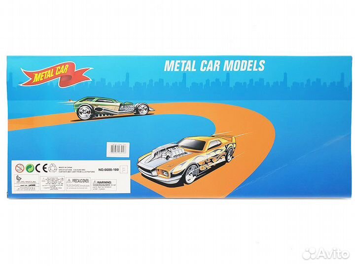 Набор из 12 машинок полицейских 7 см