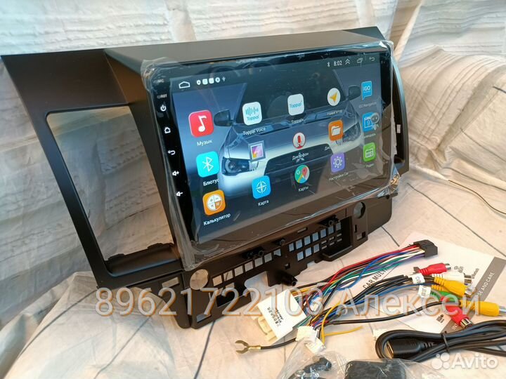 Магнитола Mitsubishi Lancer X андроид новая