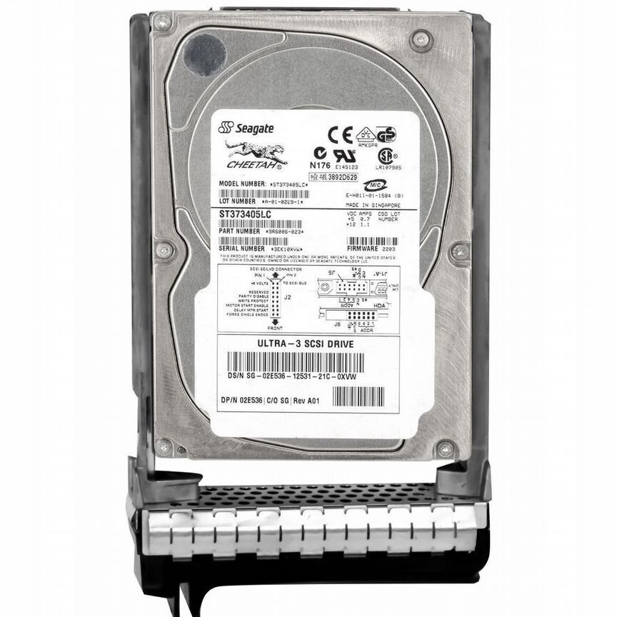 [2E536] Жесткий Диск Dell 73gb U160scsi 3.5" Hdd 2e536
