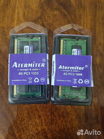 Оперативная память DDR3 Для Ноутбука 4, 2, 8 гб