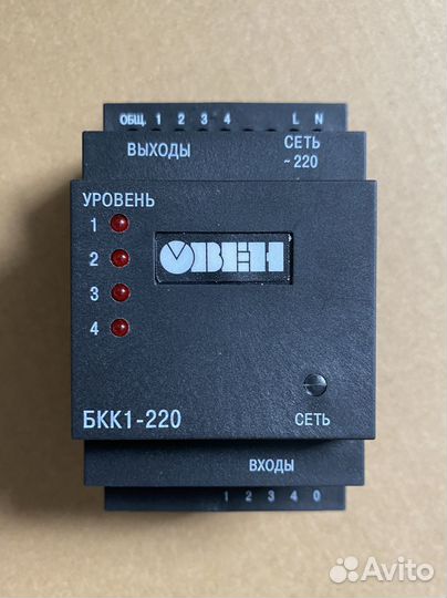 Бкк1-220 овен 4-уровневый сигнализатор жидкости