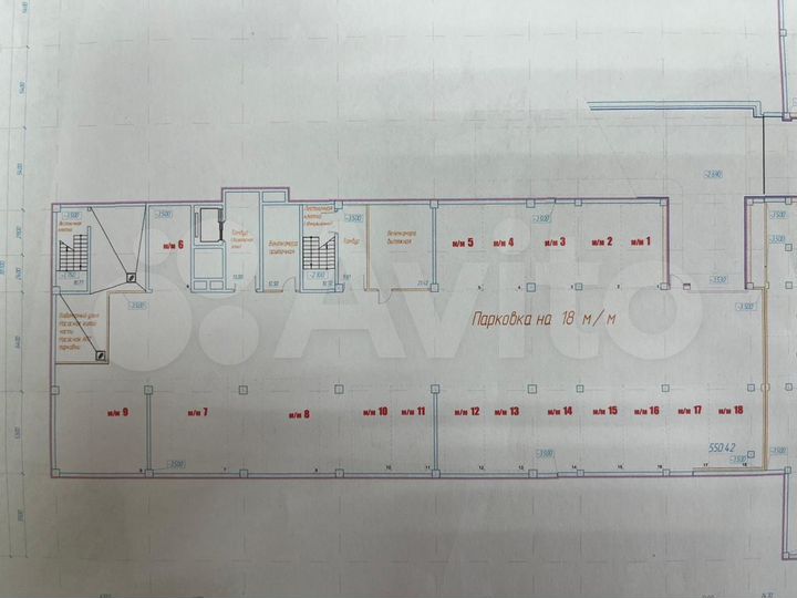 Машиноместо, 13 м²