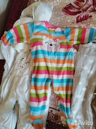 Вещи пакетом на девочку 68-74