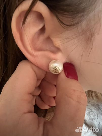 Серьги Chanel