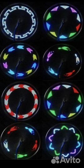 Подсветка на колесо велика