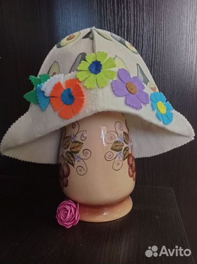 Шапка для бани и сауны