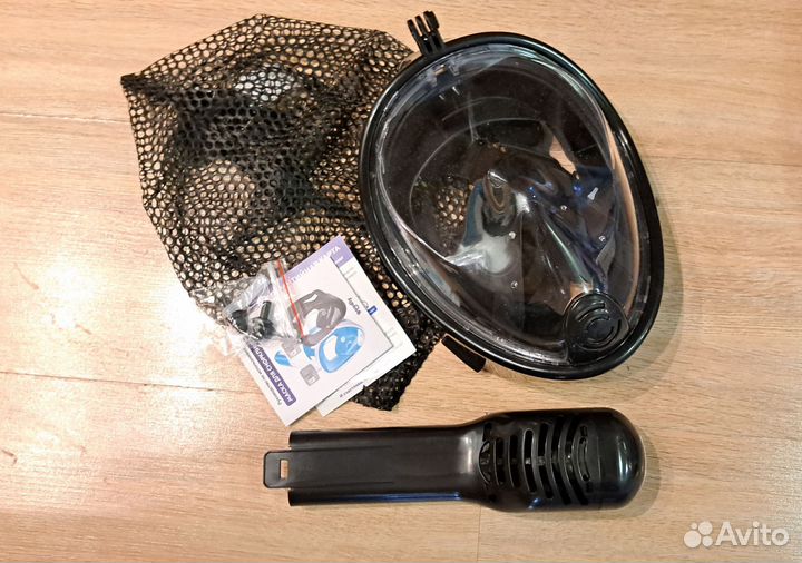 Маска для снорклинга новая L/XL