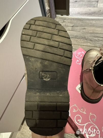 Ботинки демисезонные для девочки 27 размер