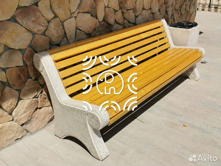 Лавочка из бетона Классик у производителя