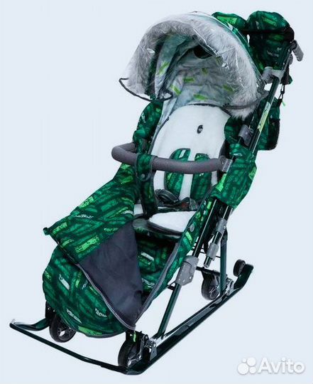 Санки-коляска Nika 7-8S