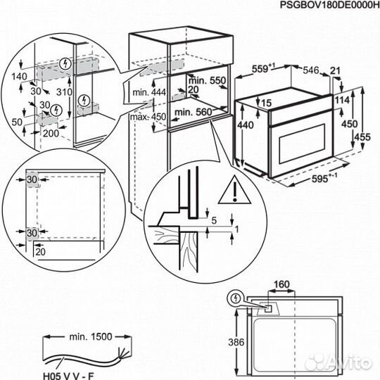 Духовой шкаф Electrolux VKK8E00X