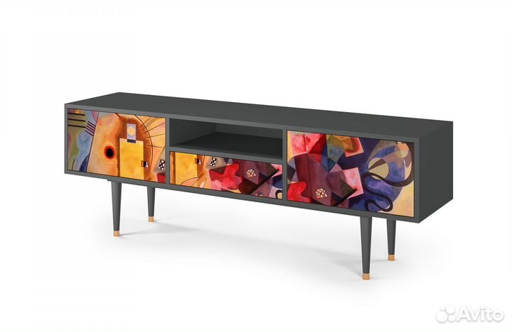 Тв-тумба T6 - Антрацит - Modern Art