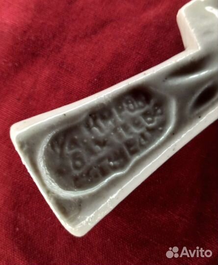 Старинный фарфоровый кипятильник Гжель 1930е гг