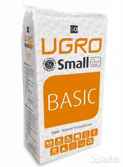 Кокосовый субстрат UGro Small 11л