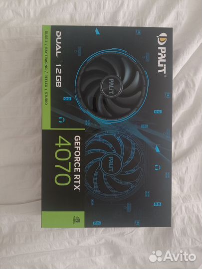 Видеокарта rtx 4070 dual super 12 новая