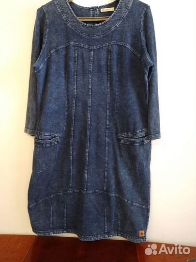 Катоновое платье размер 54