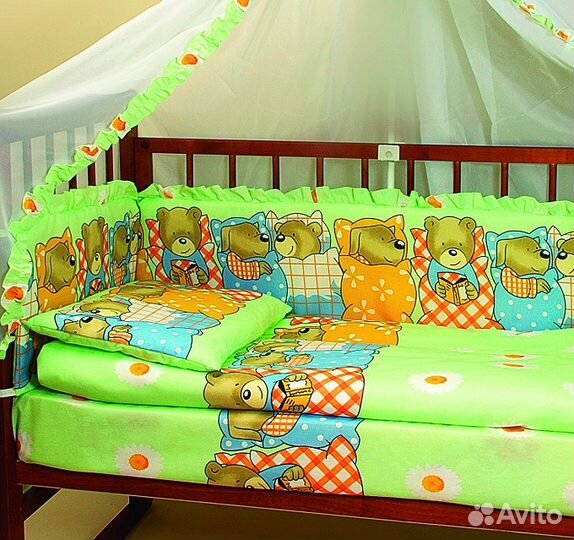 Комплект в кроватку 7 предметов