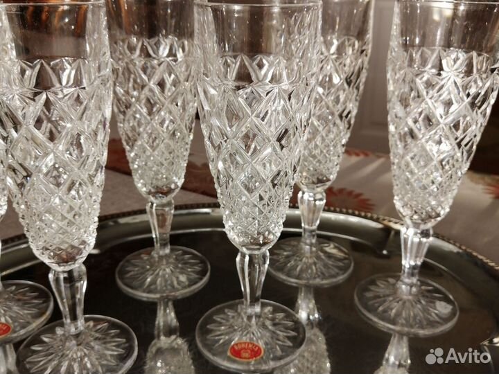 Фужеры Богемия