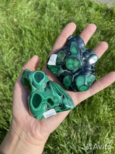 Натуральные камни малахит