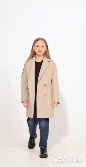 Пальто для девочки 158