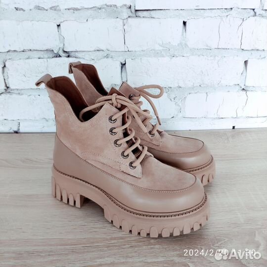 Ботинки демисезонные женские натуральная кожа