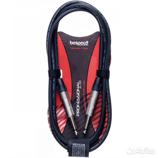 Кабель гитарный Bespeco NC900 9 m (прямой/прямой)