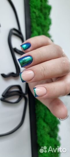 Маникюр. Наращивание ногтей. Выкладной френч