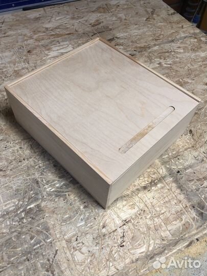 Короб ящик пенал (дерево) подарочный на 3 бутылки