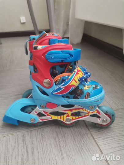Роликовые коньки детские Hot Wheels