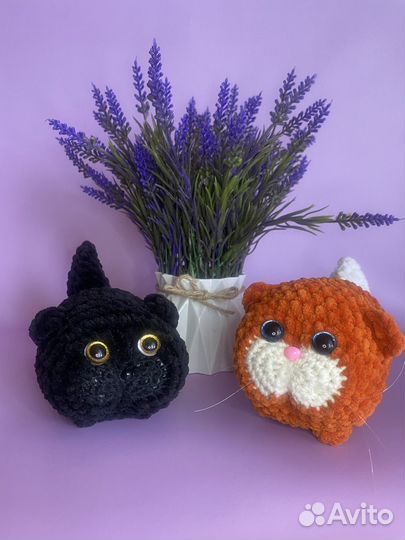Вязаные котята