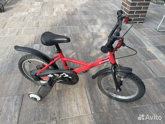 Детский велосипед бу btwin 16-17", Б/у купить в Казани | Авито
