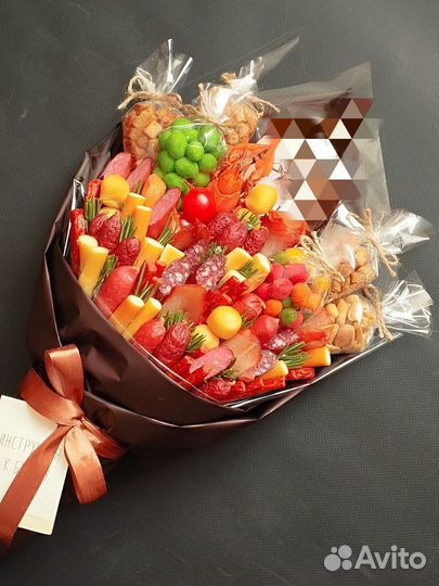 Вкусные букеты для мужчин