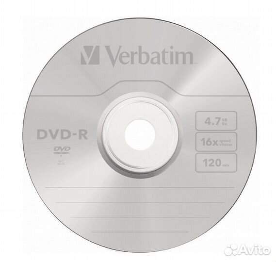 Оптические Диски DVD-R Verbatim 4.7гб (50шт)
