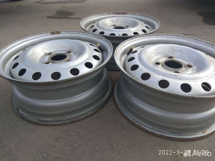 Диски штамповка r14 4x100 3шт