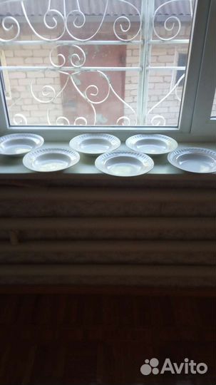 Набор тарелок суповые 6шт, десертные 5шт, СССР