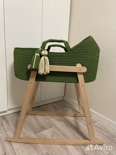 Детская Люлька-колыбель, вязанная