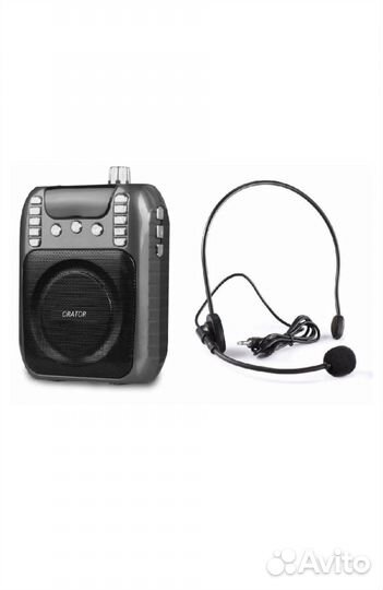 Микрофон петличный. Громкоговоритель orator