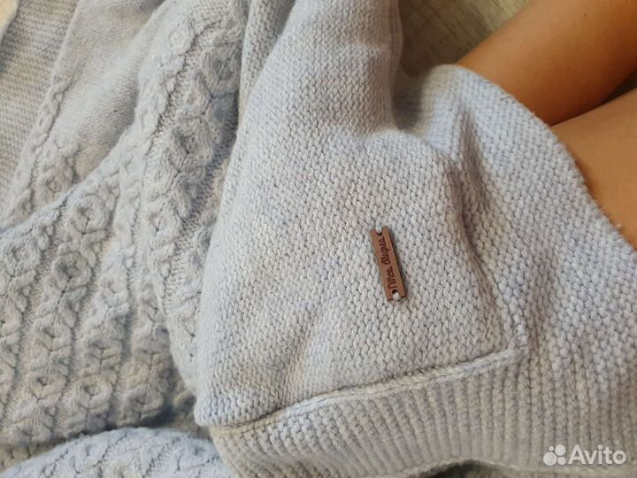 Плед детский вязаный