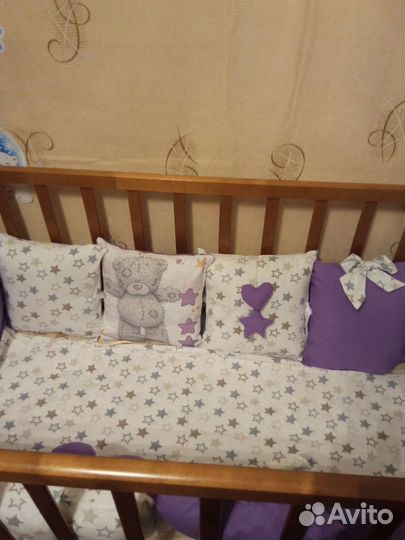 Бортики в детскую кроватку