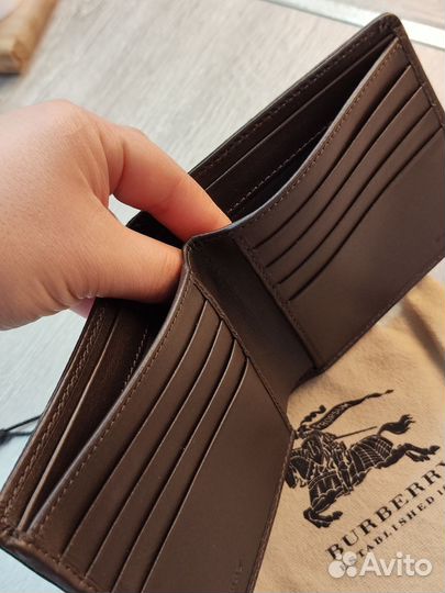 Кошелек мужской кожаный Burberry