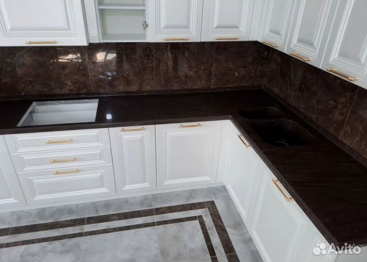 Столешница из акрилового камня на заказ