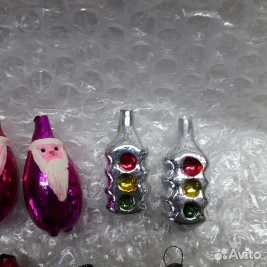 Мини ёлочные игрушки СССР