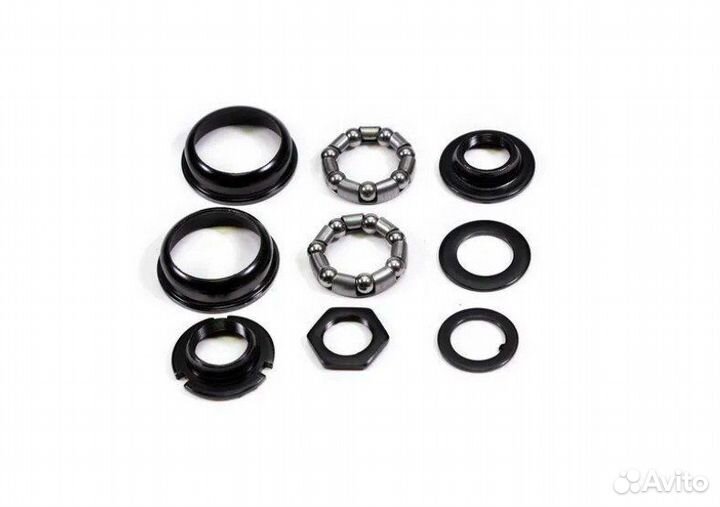 Каретка SF-BB16 для односоставных шатунов, 9 деталей, подшипник 5/16