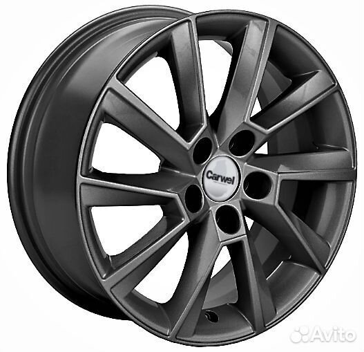 Carwel Иманта 1604 : 6x16 5*100 Et:45 Dia:57,1 BL