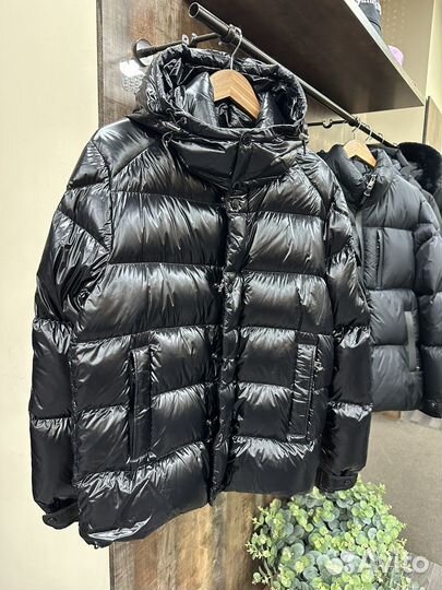 Пуховик moncler мужской глянцевый