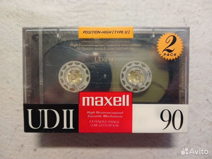 Аудиокассеты maxell UD II 90 pack 2