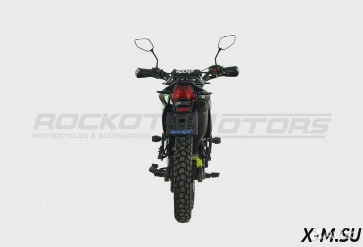 Мотоцикл эндуро rockot XR250 (черный/зеленый, 21/1