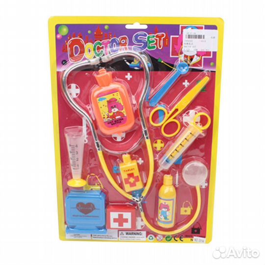 Игровой набор Доктор, в компл. предм. 10шт, блисте