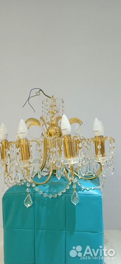 Люстра хрустальная Италия