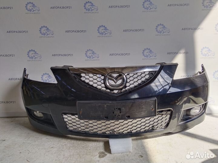 Бампер передний Mazda 3 BK седан